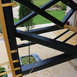 Création de pergola avec toiture véranda en PVC Aniche